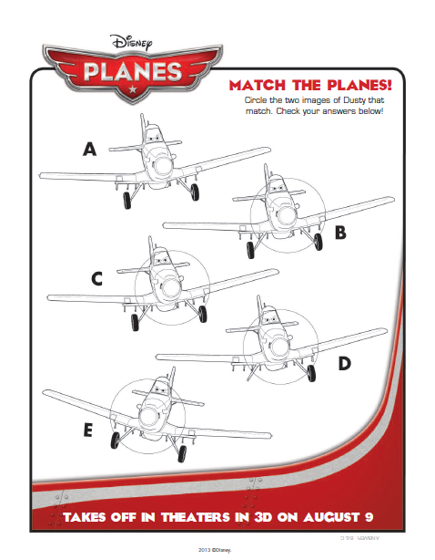 Match the Planes