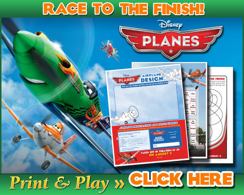 PLANES "Race to the Finish!" Printable Activities for Kids #DisneyPLANES