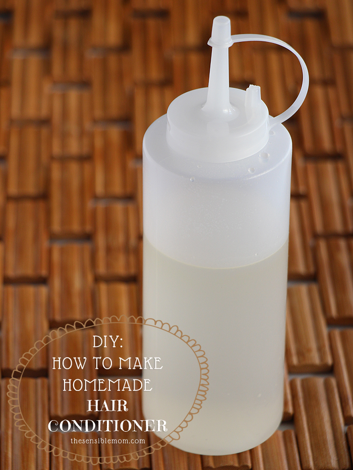 conditioner hair homemade diy easy recipe storing