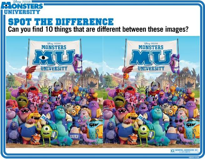 Monsters University: Printables, Activities for Kids, and