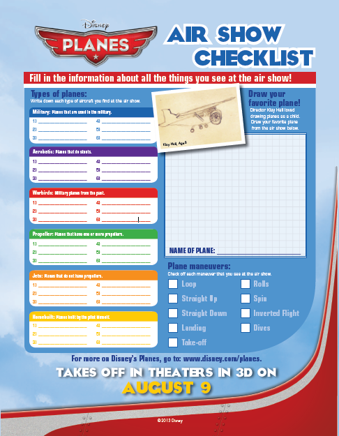 Air Show Checklist