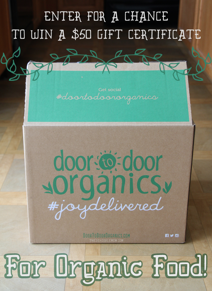 Door to Door Organics Review & Giveaway! #JoyDelivered
