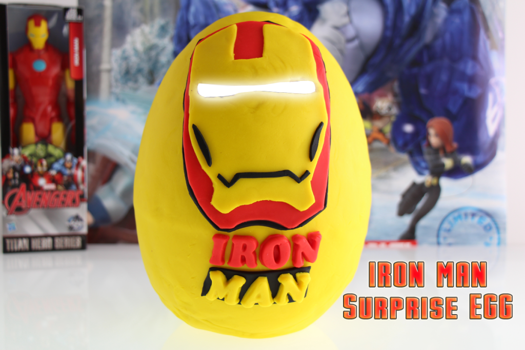 This is a Huge Iron Man Play Doh Surprise Egg - Avengers Age of Ultron - with Surprise Toys! #avengers #ironman