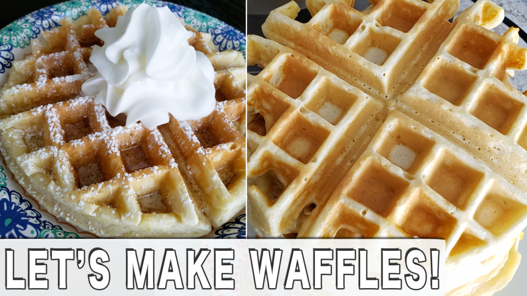 This is a delicious Belgian Waffle recipe! Check it out!